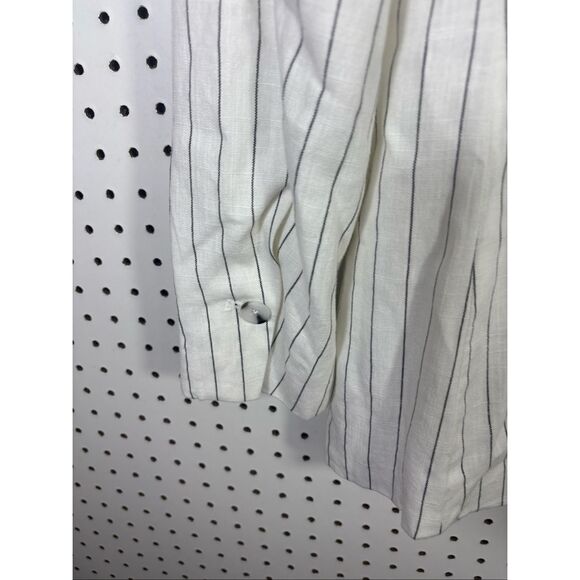 Steve Madden pin stripe blazer jacket size L - Picture 5 of 7